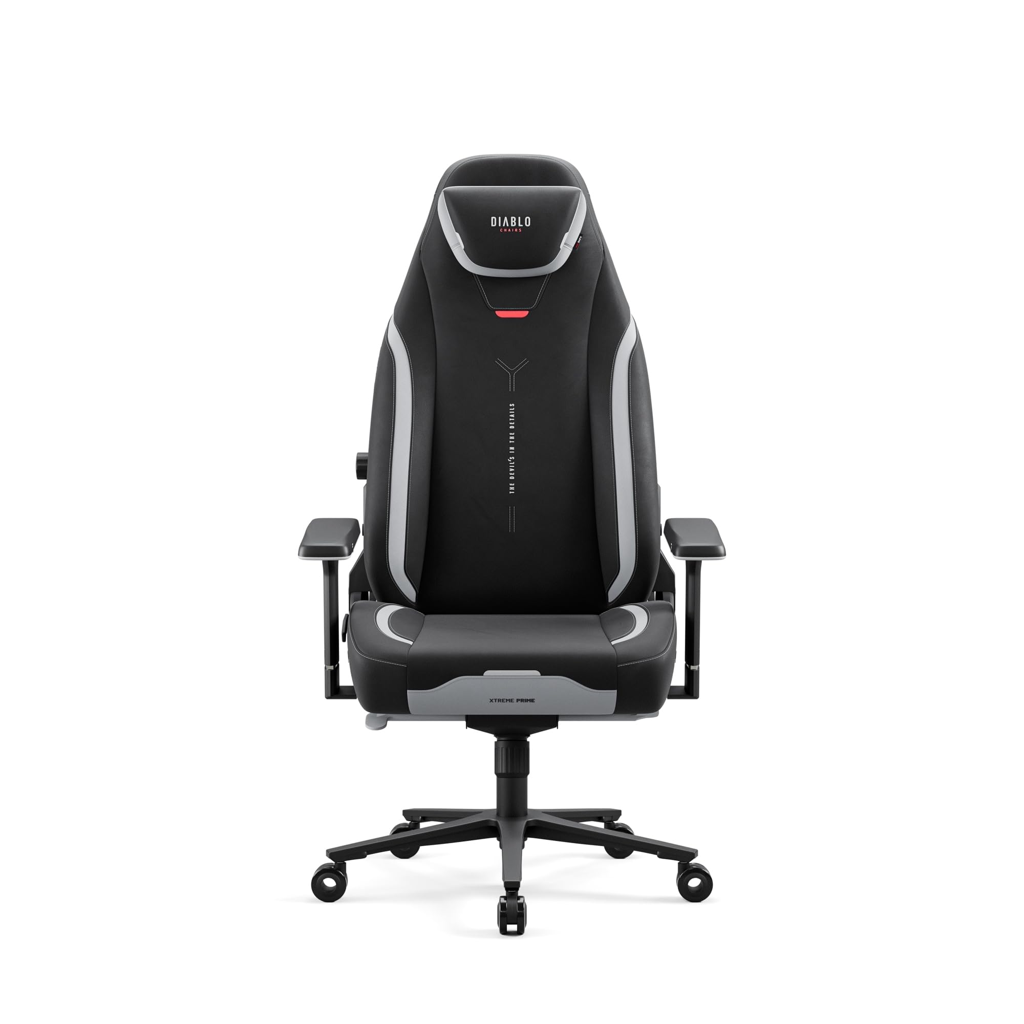 DIABLO X.Eye Prime Sedia Gaming Ufficio Ergonomica Poltrona Gamer Tessuto Poggiatesta Magnetico Seduta Rinfrescante Supporto Lombare Regolabili Braccioli 4D Caricabile fino a 140 kg Burned Black