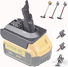 DW20V7 Battery Adapter for Dyson V7, Convert for DeWalt 20V Li-ion Battery to for Dyson V7 Motorhead V7 Trigger V7 Fluffy V7 Absolute V7 HEPA V7 Car+Boat V7 Animal V7 SV11 Vacuum Cleaner -Adapter Only