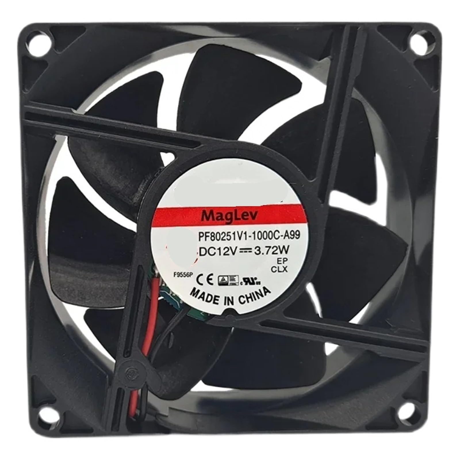 UWUKCJOKQ PF80251V1-1000C-A99 12V 3.72w 4800rpm 60CFM Fan 8CM 80 * 25MM