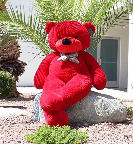 Joyfay großer Teddybär Riesiger Plüschbär Stofftier XXL Riesen Teddy (230 cm, rot), Weiche Geschenk Für Kinder Alters… – Bild 3
