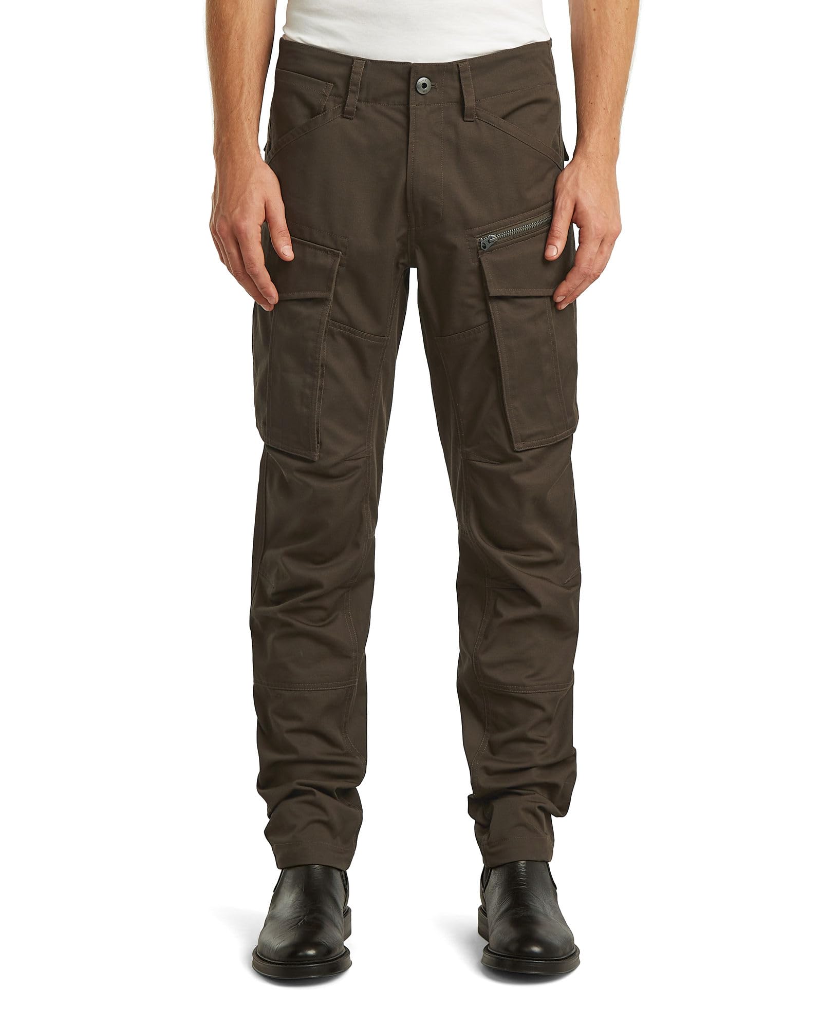 G-STAR Rovic Zip 3D Regular Tapered spodnie, Brązowy (Wren D02190-e064-h336), 38W / 38L