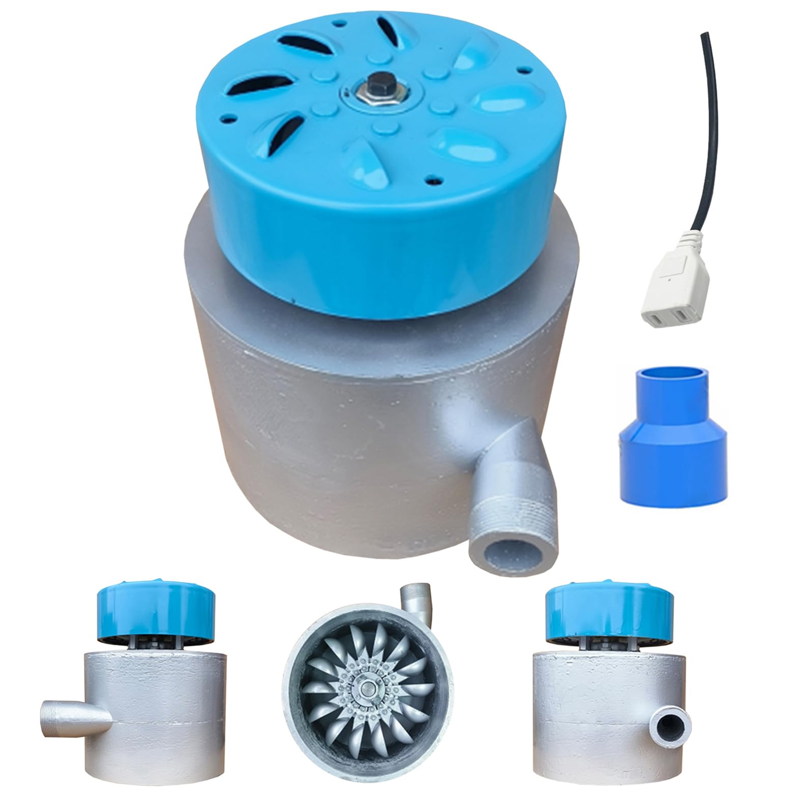 3000W Micro Generatore Idroelettrico 110V-230V Turbina Ad Acqua Generatore Idroelettrico Ad Alta Potenza con Zavorra E Connettore di Ingresso, Hydro Generator per Esterno, Illuminazione,3kw