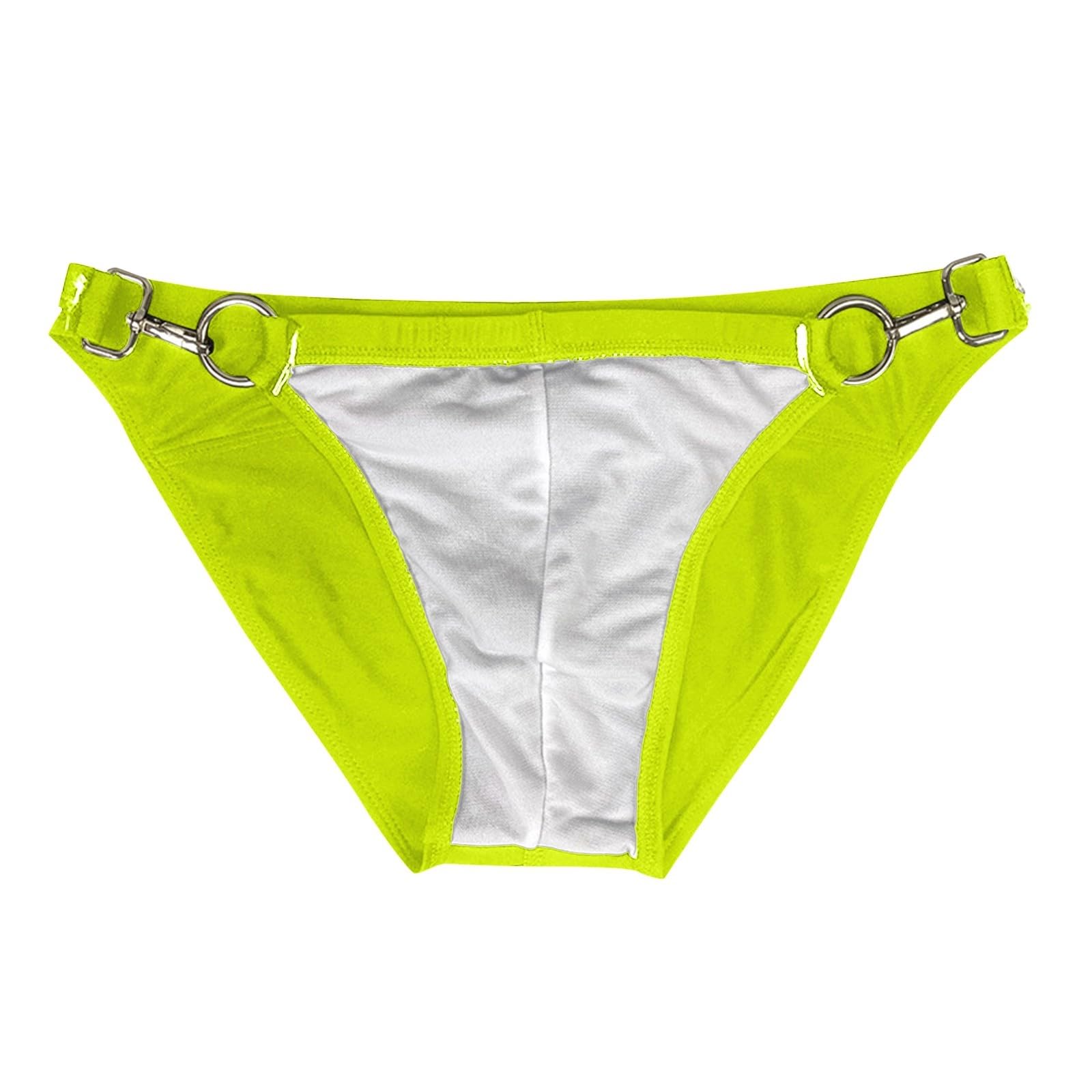 Slip baño Hombre Cintura Baja Anillo O Bikini bañador