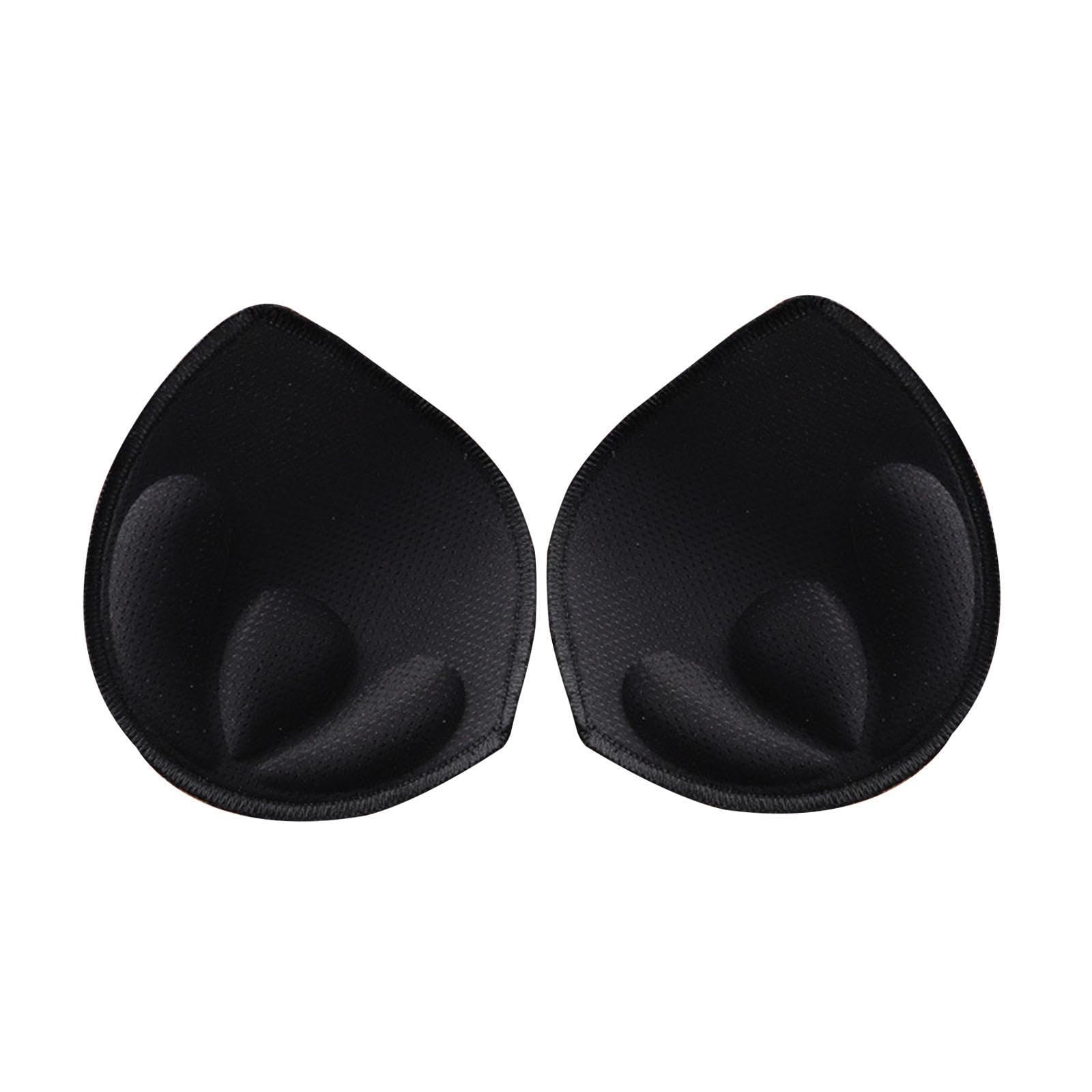 Women Bra Pads Inserts Cotton Padding Inserts for Swimwear Black L|Clothing Shoes & Accessories | Womens Clothing | Intimates & Sleep | Breast Forms Enhancers-image-7