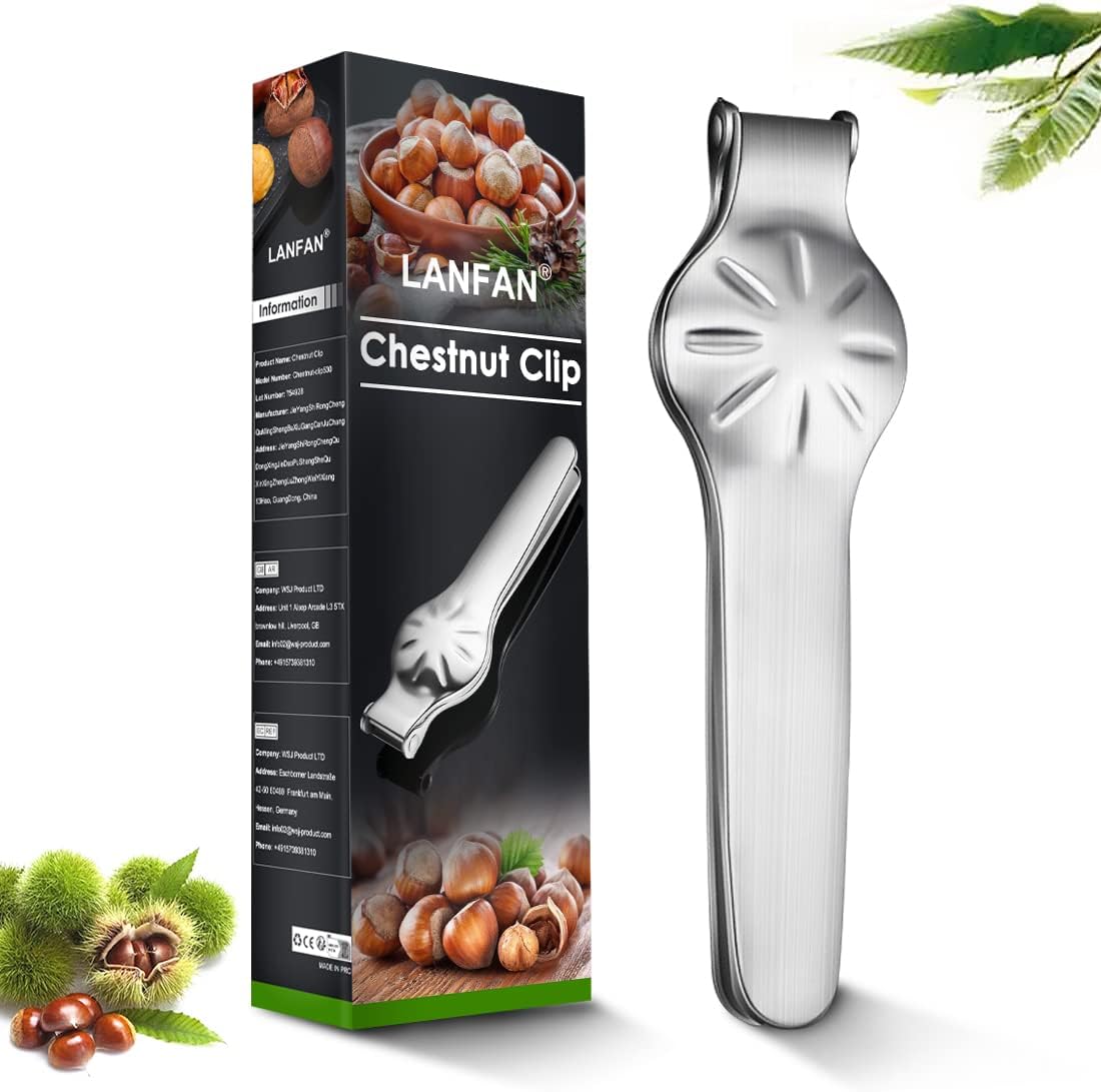 Taglia Castagne In Acciaio Inossidabile - Apricastagne E Schiaccianoci Per Noci E Castagne - Foto 11