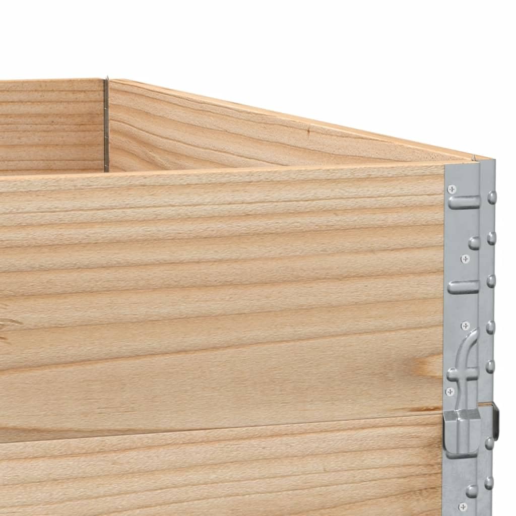 Paretali per Pallet 3 pz 100x100 cm in Legno Massello di Pino, Commercio e Industria,Movimentazione di Materiali,Pianali di carico e Pallet, 27.37kg-3295374