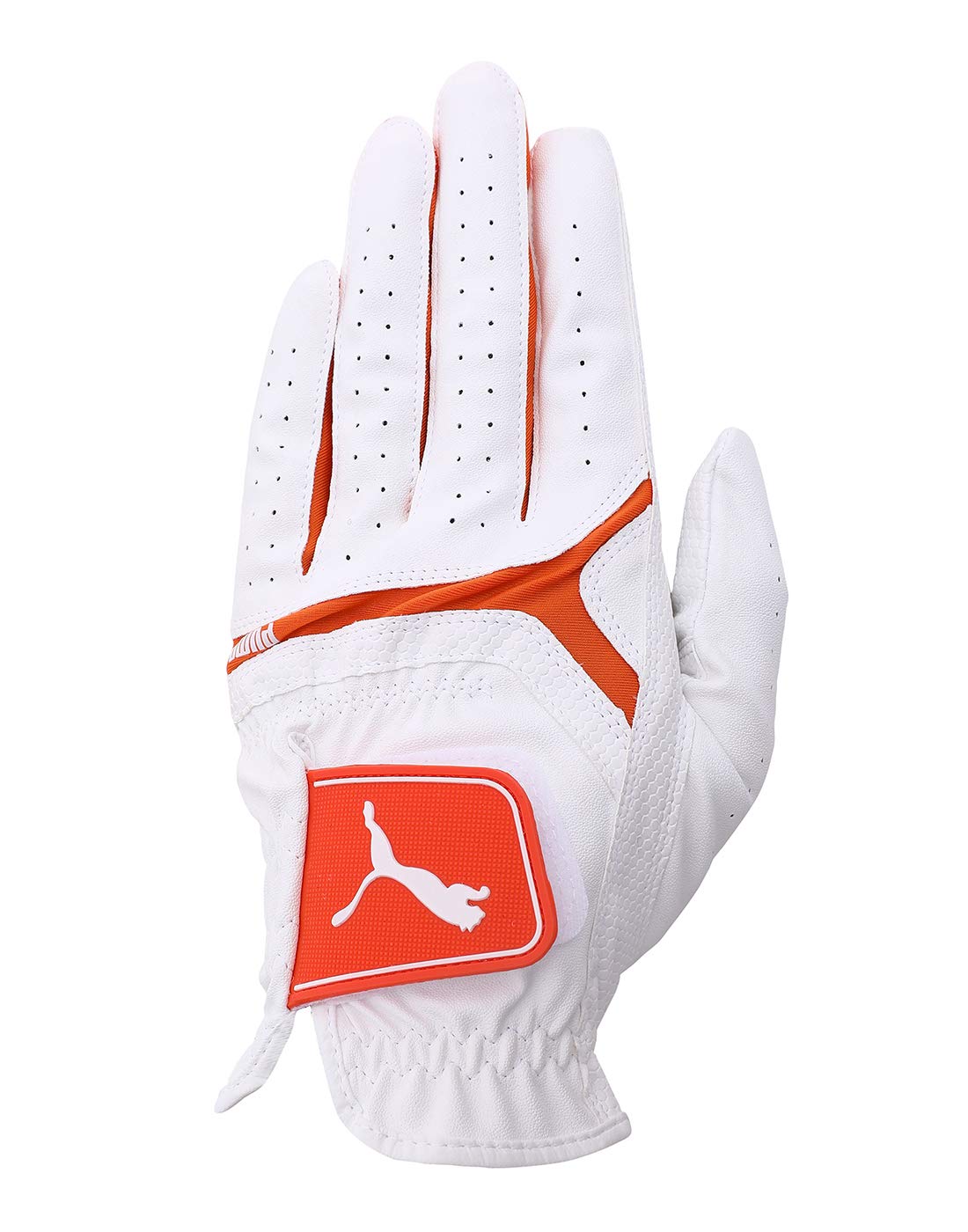 Puma Golf 2016 Performance Players Golf Glove Mlh White Orange