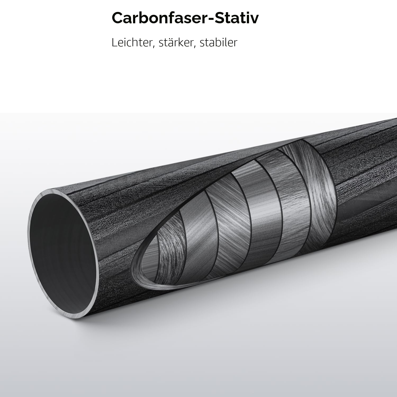 K&F Concept 172cm Carbon Stativ – Bild 3