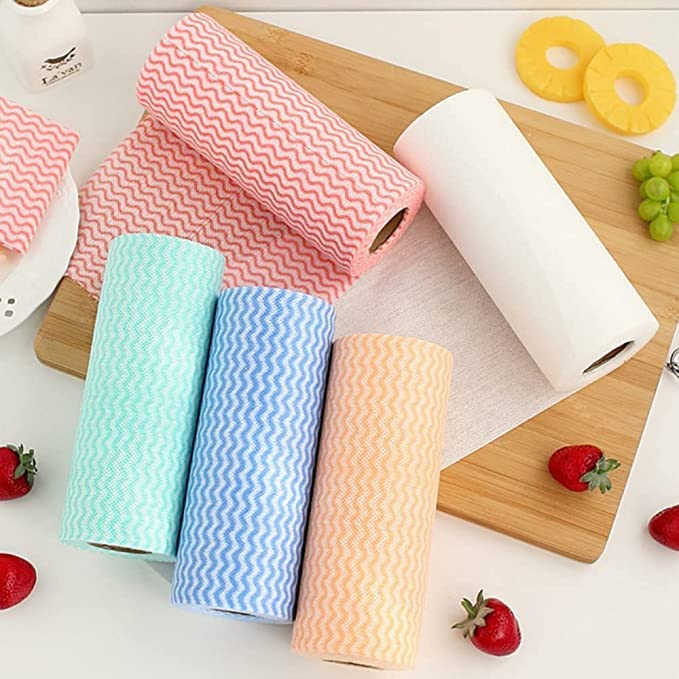 ANTILS Non-Woven Multipurpose Kitchen Tissue/Towel Paper Wipe Roll Washable & Reuseable (80 Pulls) Pack of 5 (B0BGQ8BSLC) Amazon Price History, Amazon Price Tracker