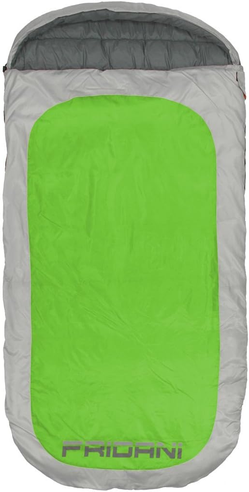 blanket sleeping bag PG 220 x 110 cm XXL green -18°C warm water repellent washable