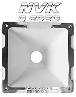 Corneta NVK 2020 Branco Jarrão para Driver de Som Automotivo Profissional