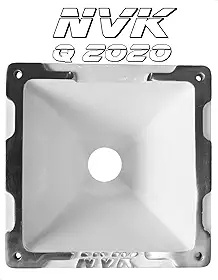Corneta NVK 2020 Branco Jarrão para Driver de Som Automotivo Profissional