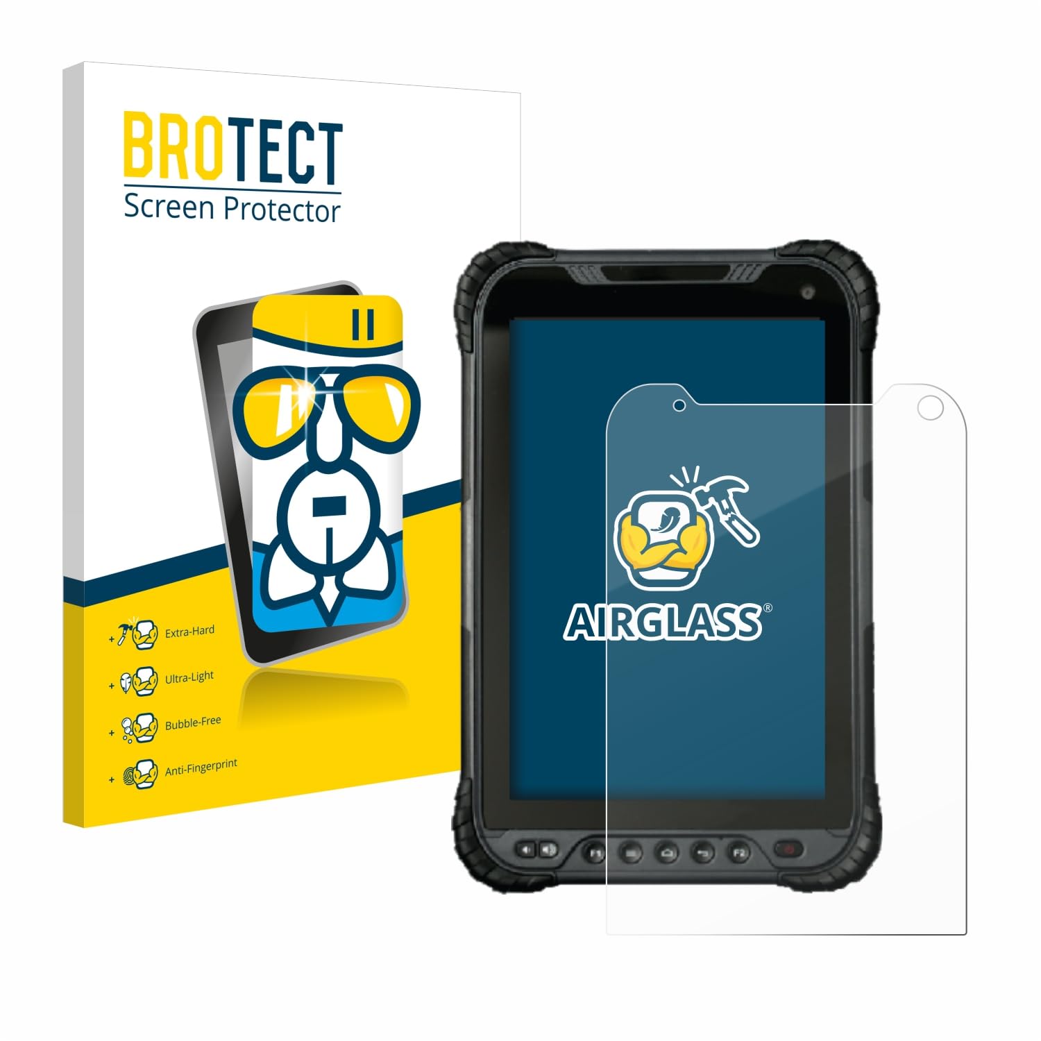 Brotect AirGlass Pellicola In Vetro Ibrido Per Polar Grit X Pro (3 Pezzi) – Durezza 9H, Anti-impronta, Made In Germany - 4