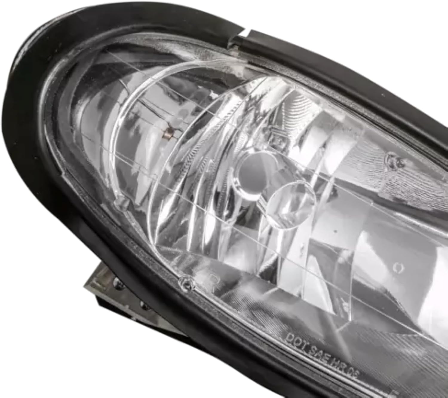KUIPERAUTO Pair Headlights Assembly Front Lamp Compatible for 1998-2002 Chevy Camaro Driver and Passenger Side Chrome Housing/Clear Lens w/bulbs