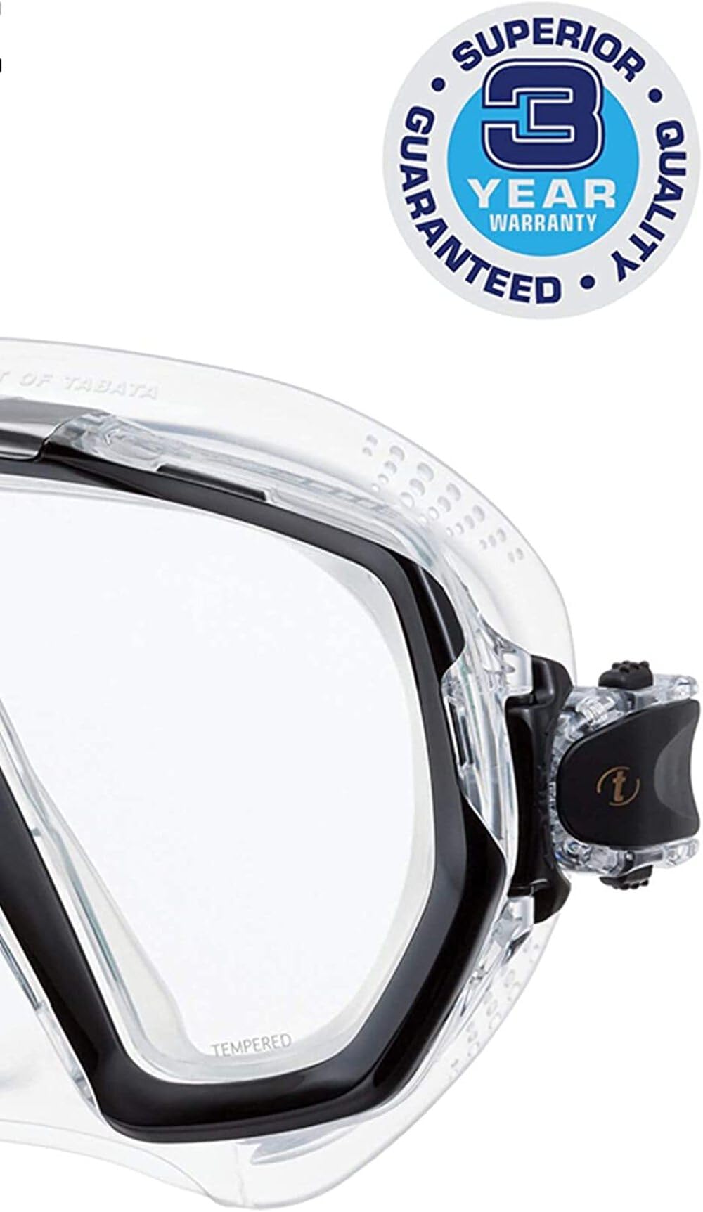 Tusa Elite Gafas Máscara de Buceo y Snorkeling Adultos, Silicona Negro/Verde