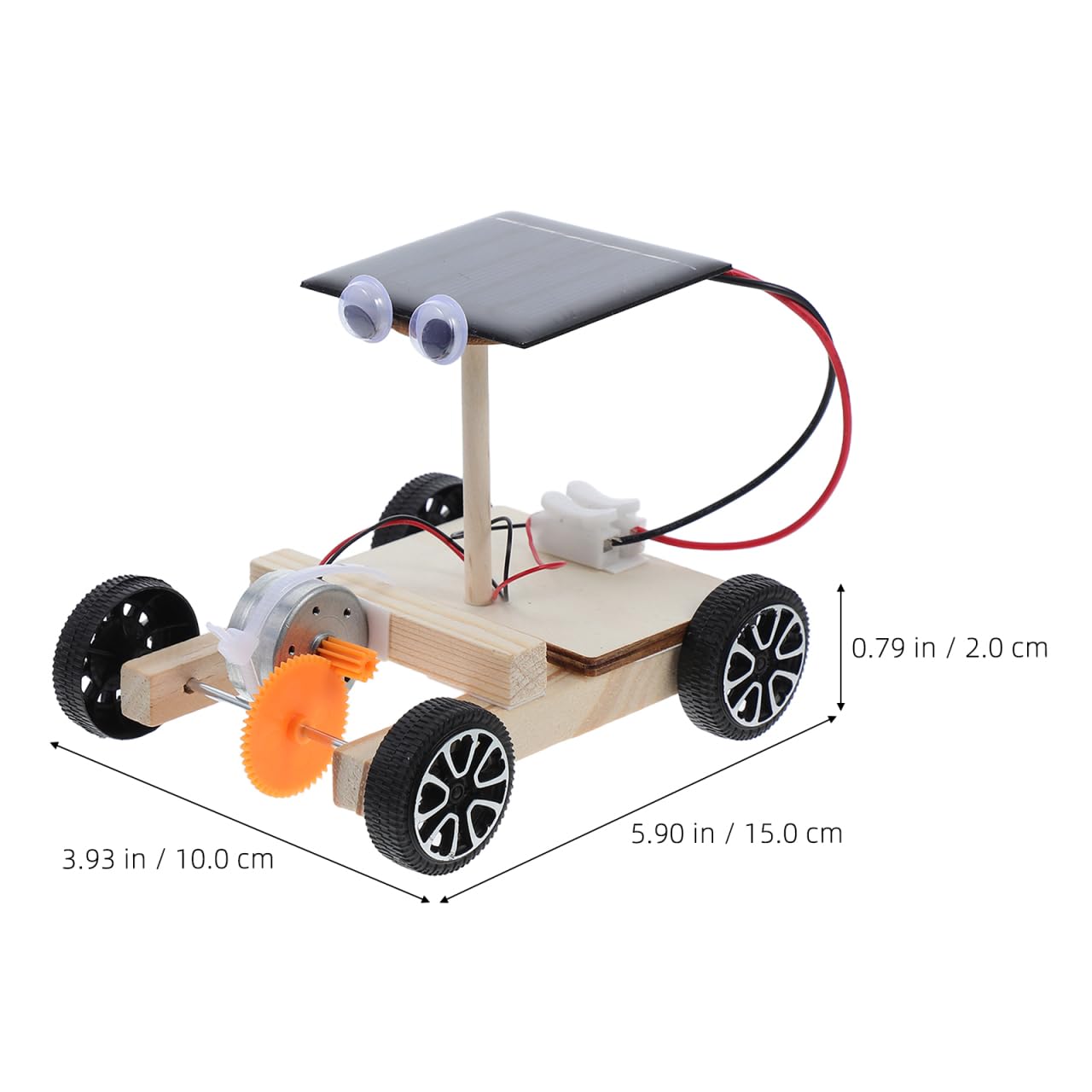 UPKOCH Mini DIY Solarauto Bausatz Für Kinder Ab 6 Jahren – Solarbetriebenes Lernspielzeug Zum Selbermontieren Fördert Kreativität Geduld Und Wissenschaftliches Experimentieren