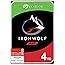 Seagate IronWolf, NAS interne Festplatte 4 TB HDD, 3.5 Zoll, 5900 U/Min, CMR, 64 MB Cache, SATA 6 GB/s, silber, inkl. 3 Jahre