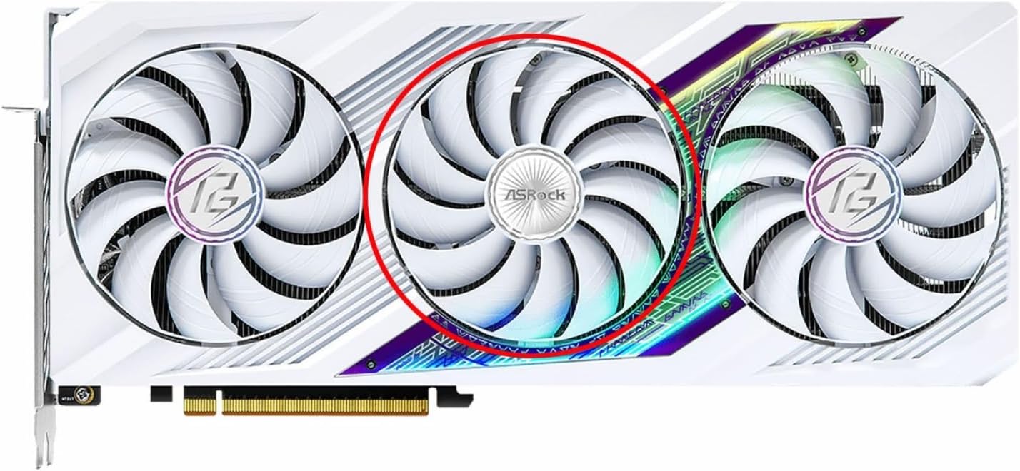 98MM CF1010H12S DC12V 0.35A グラフィックカードファン ASRock用 Radeon RX 7900 XT