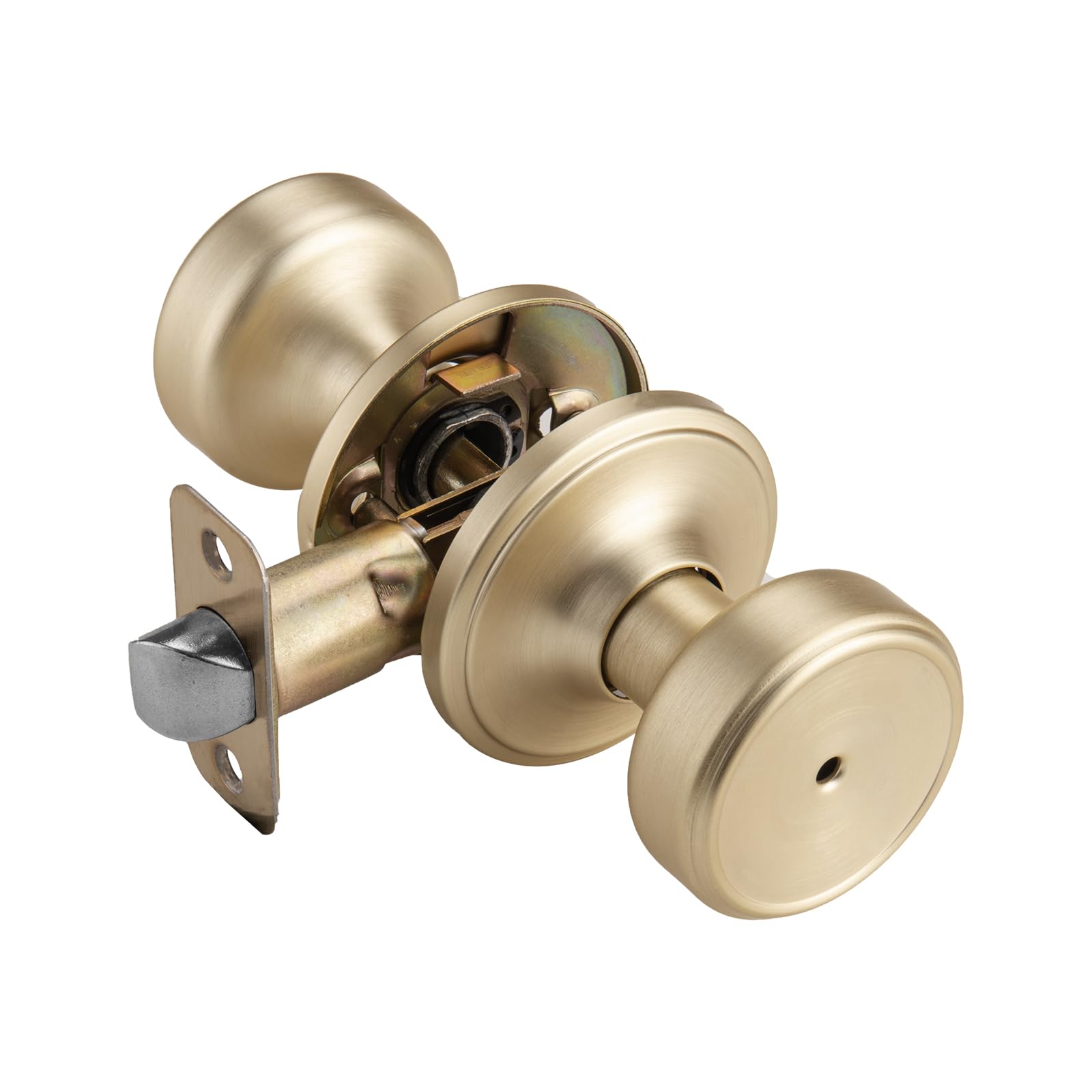 Black Door Knobs with Lock - Privacy Design -8