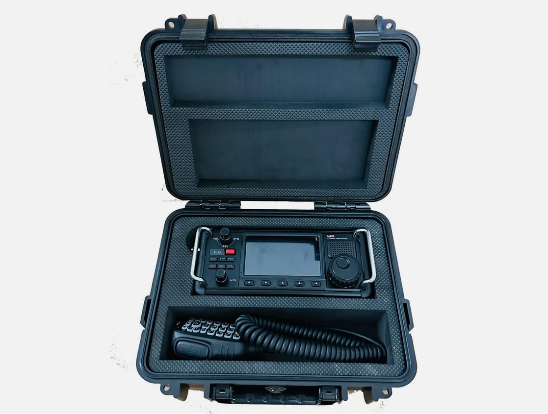 Caja portátil impermeable a prueba de polvo para XIEGU X6200 | Funda rígida de espuma personalizable IP67 (para X6200)