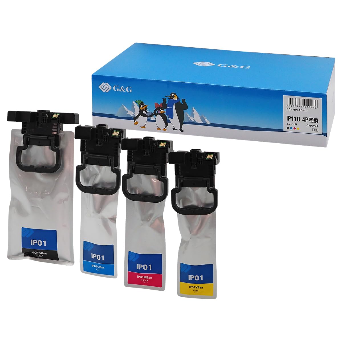 Amazon.co.jp: Ninestar G&G エプソン用 互換インクパック IP01KB