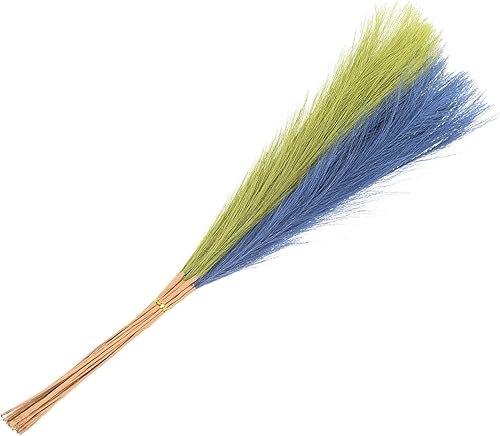 Miniatura 8 de MECCANIXITY 20 piezas de hierba de pampa sintética, 21 pulgadas21.7 in, decoración de hierba de pampa falsa para sala de estar, fiesta, jarrón de