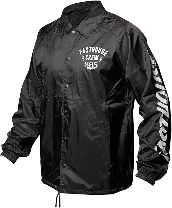 Amazon Fasthouse チーム カラード コーチ ジャケット ブラック 車 バイク 車 バイク Amazon Fasthouse チーム カラード コーチ ジャケット ブラック 車 バイク 車 バイク