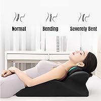 Vista 3 de Almohada para Parejas para Intimidad y Apoyo - Cuña de Espuma Viscoelástica de 27° - Posición Perfecta al Instante - Soporte Lumbar y de Cuello