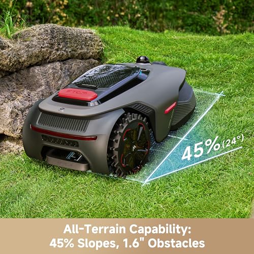 Image of MOVA LiDAX Ultra 2000 with Blade Kit Robot Lawn Mower Wire Free Robot with 4G for 0.5 Acre, RTK Free+360 3D LiDAR+AI Vision Mapping, Edge Cutting, Cutting Height 1.2 inch-3.9 inch, 45% Slope, 150Managed Zone