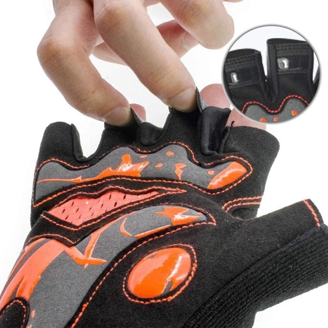 Guantes De Bicicleta De Montaña Guantes Para Hombres Guantes De Levantamiento De Pesas Ventilados Con Muñequeras Incorporadas Palma Completa