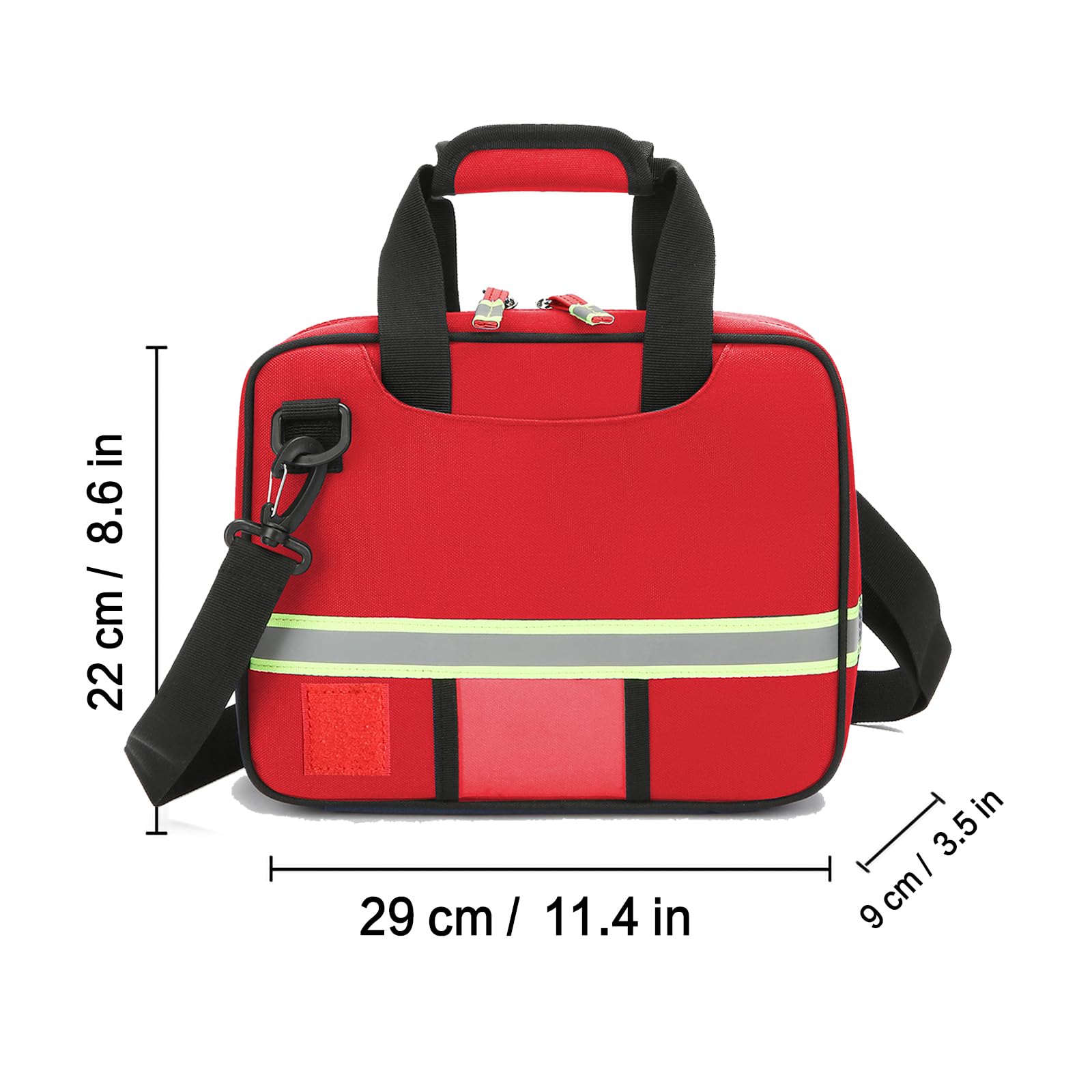 Kit de trauma médico de emergencia, bolsa aislante refrigerada impermeable, bolsa de primeros auxilios para el hogar, coche, camping, viajes, senderismo, deportes y emergencias al aire libre