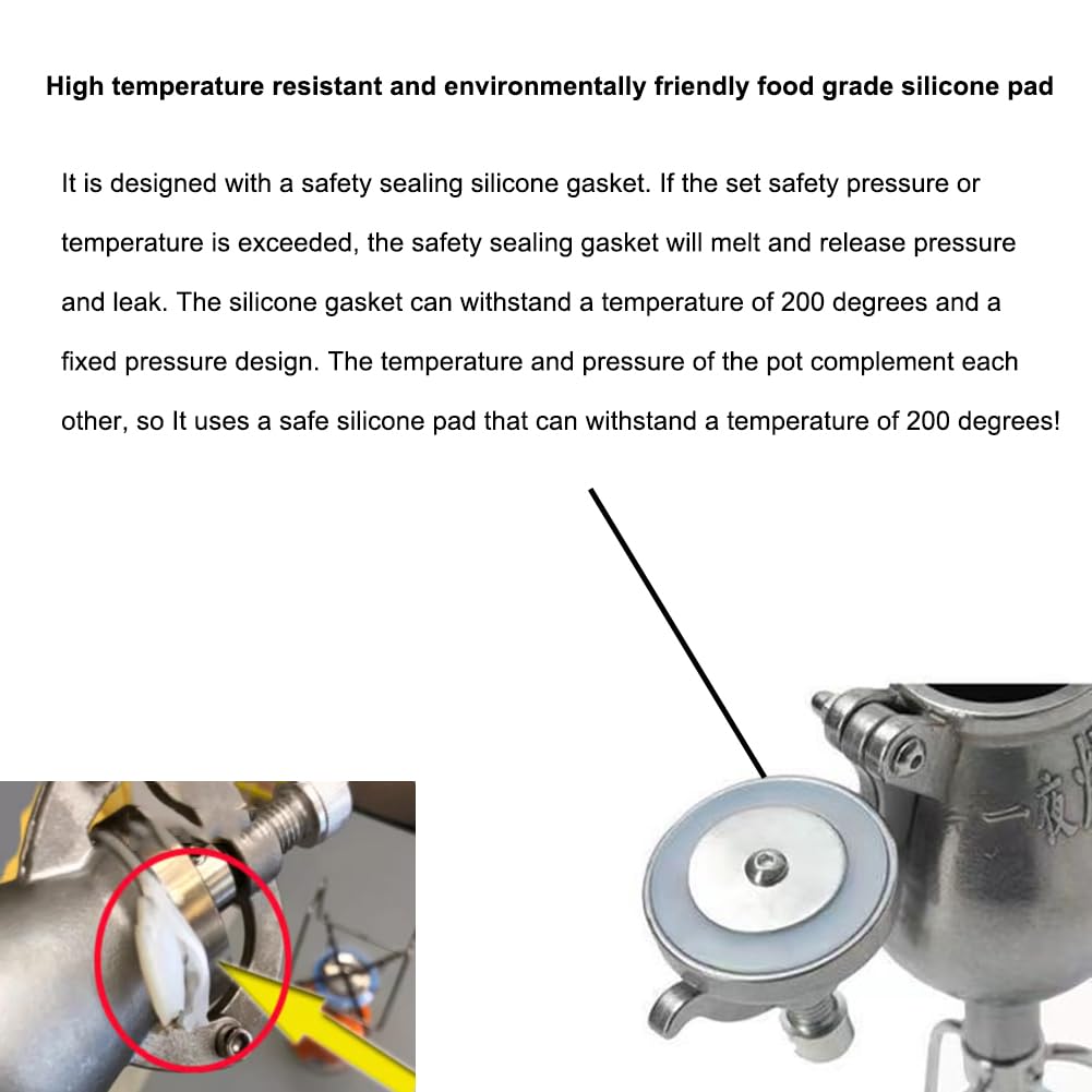 SAAKO Macchina per Popcorn Tradizionale Cinese, Acciaio Inossidabile, Riproduzione 5:1, Riscaldamento a Fuoco, valvola limitatrice di Pressione, Amplificatore Alimentare per Cannone Manuale da 230 ml