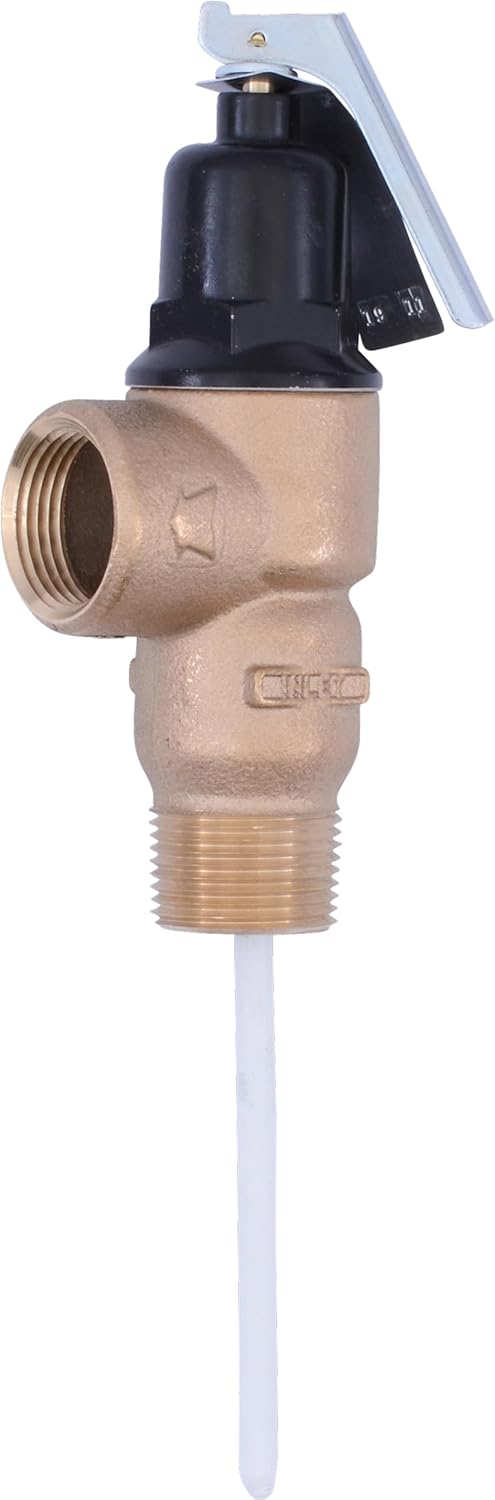 Cash Acme 1 Inch FVMX-4LS Male Inlet Relief Valve, Bronze Plumbing Fitting, 22894-0153