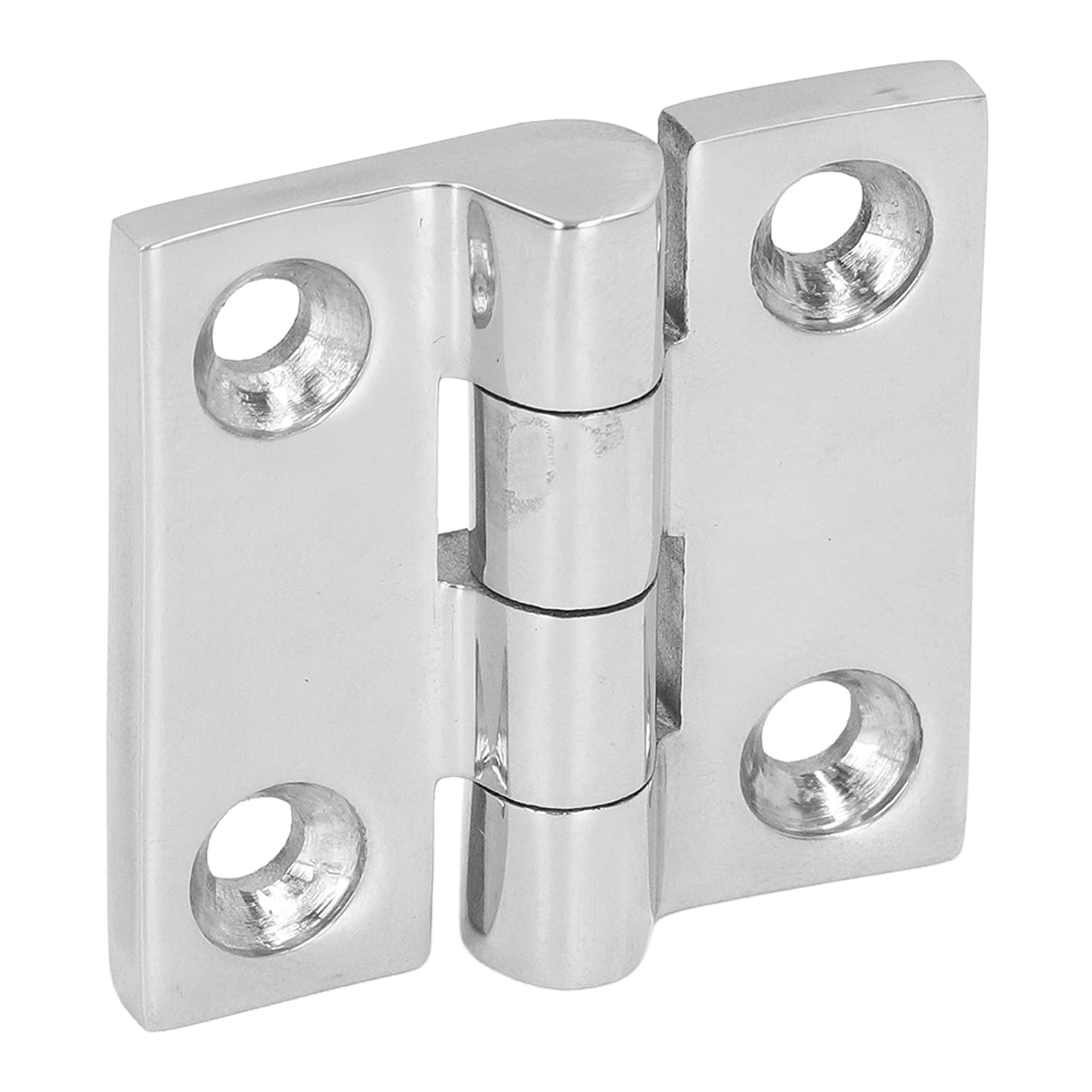 Marine Butt Hinge, Polished Stainless Steel 316 Boat Hinges for Cabinet Doors, Yachts, 38 X 38 X 9mm