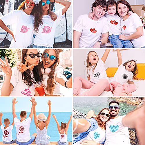 Chepula Htv Heat Transfer Vinyl Bundle 30 Pack, 12" X 10" Glitter Colors Permanent Iron On Vinyl For Cricut, Htv Vinyl Sheets For Diy T-Shirt, Clothes, Hats And Other Textiles(30 Sheets) #TOP3