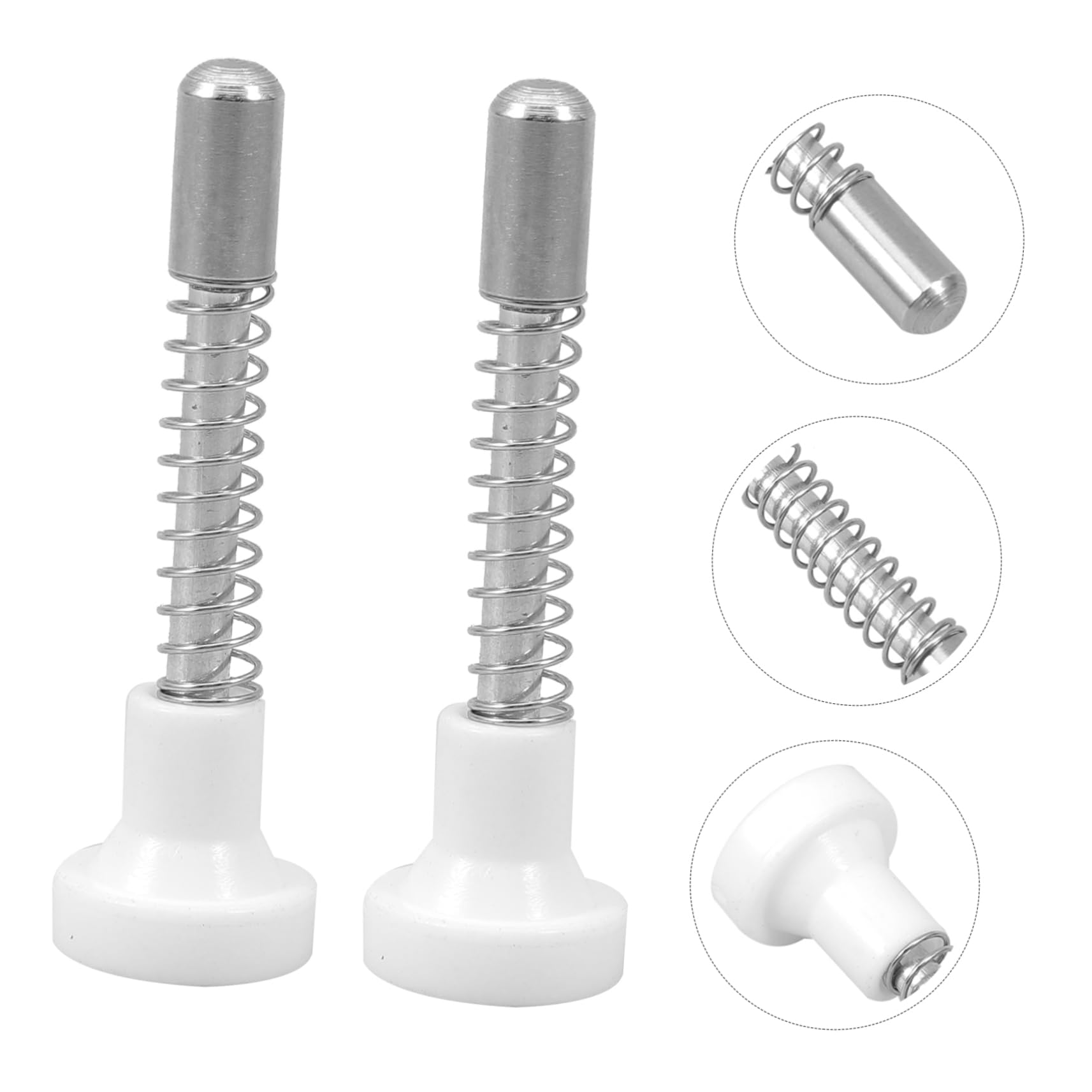 Yardenfun Cierre Para Cuna De Ñiño Resorte De Hierro Flexible, Pasador De Bloqueo 50 Mm, Herrajes De Fijación Para Minicuna, Kit 4 Piezas Para Accesorios De Cama Infantil