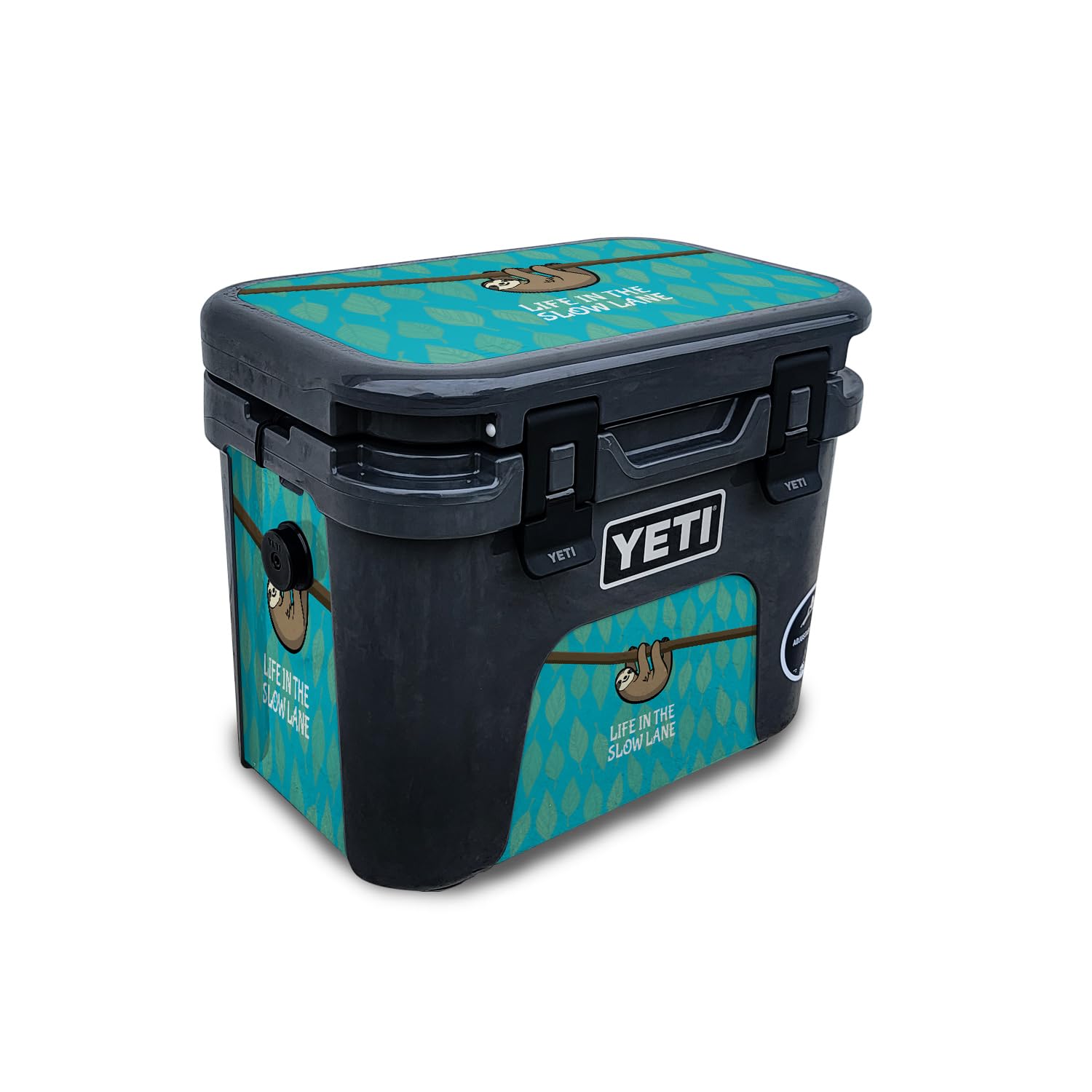 Cooler Skin Compatible with Yeti Roadie 15 Hard Cooler - Slow Sloth - Premium 3M Vinyl Protective Wrap Decal Cover - Easy to Apply | Crafted in The USA by MightySkins