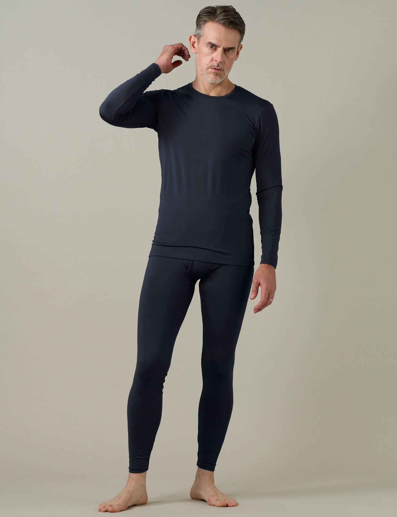 LAPASA Completo Termico Uomo in Pile Calzamaglie Termica & Maglie Termiche Set Sport Invernali Sci Snowboard Sport Running Trekking Caldo/più Caldo/Extra-Caldo М11
