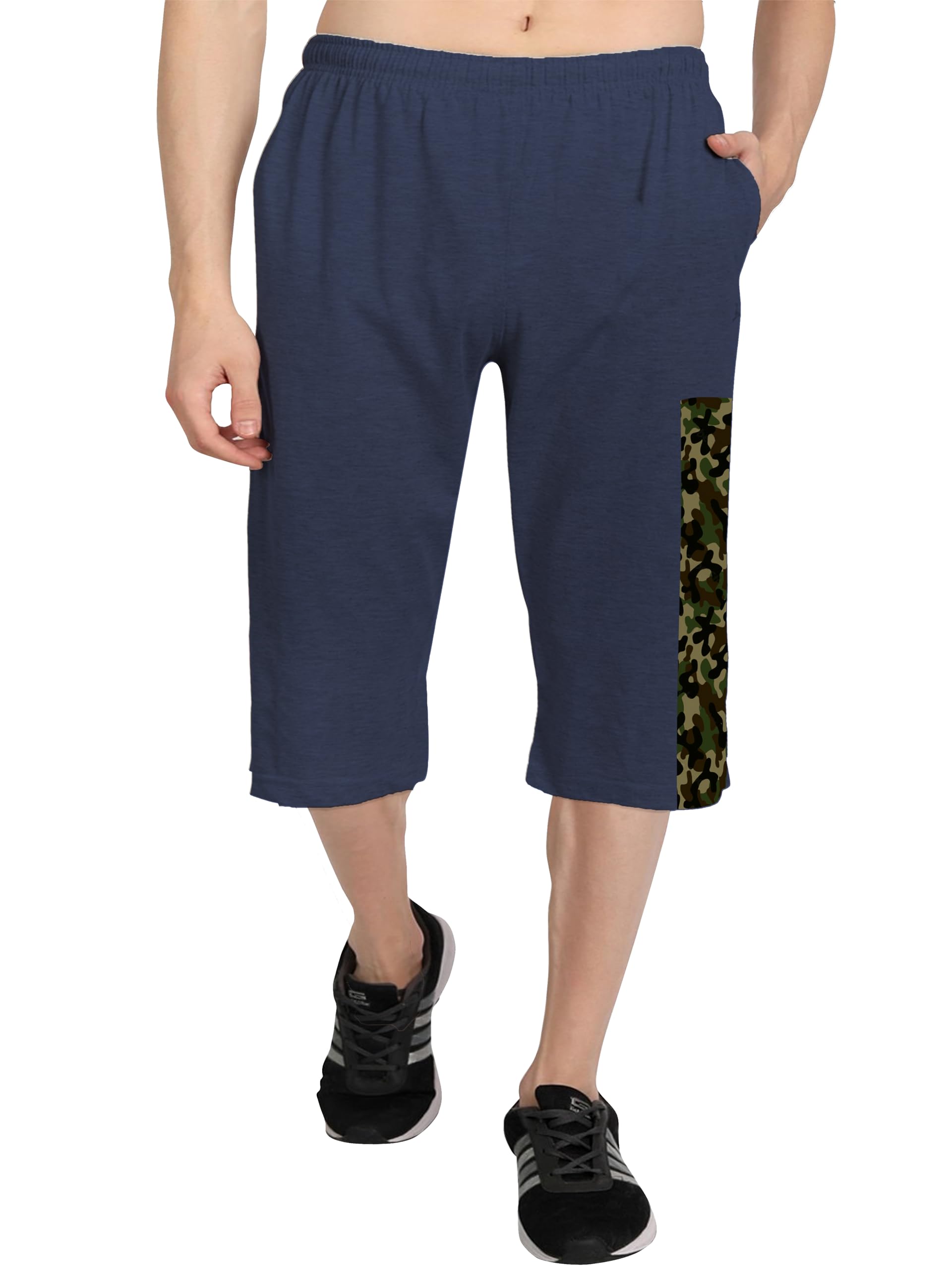 West Gate Clothing Plus Size Mens Three Fourth for Men | Mens Cotton Capri | Men's 3/4 | Camouflage Print | Men's Capri 2XL,3XL,4XL,5XL-picture-20