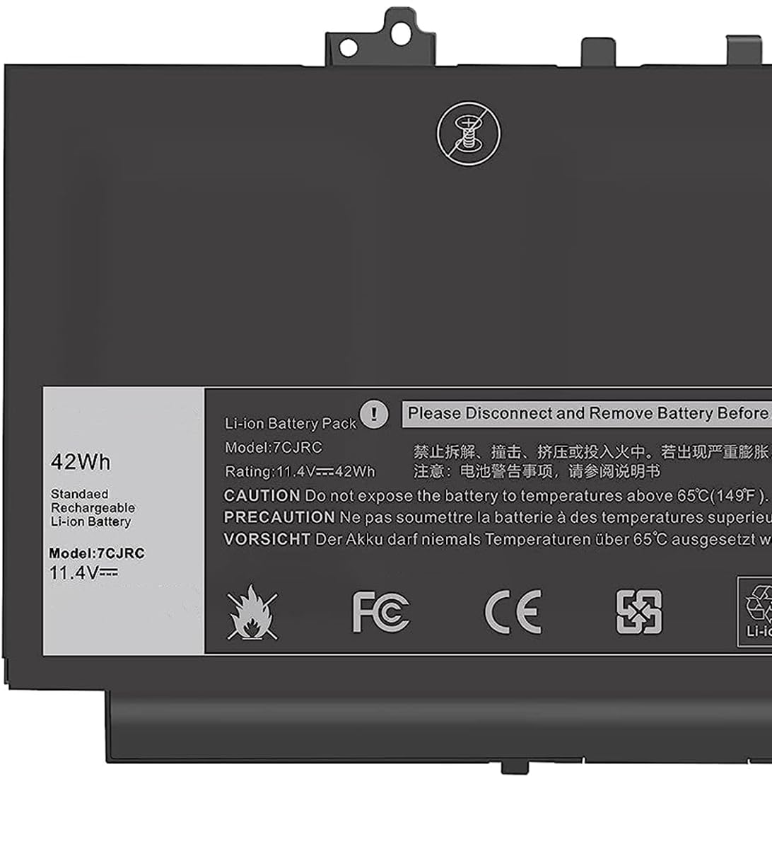 7CJRC Batterie compatible avec Dell Latitude 7470 7270