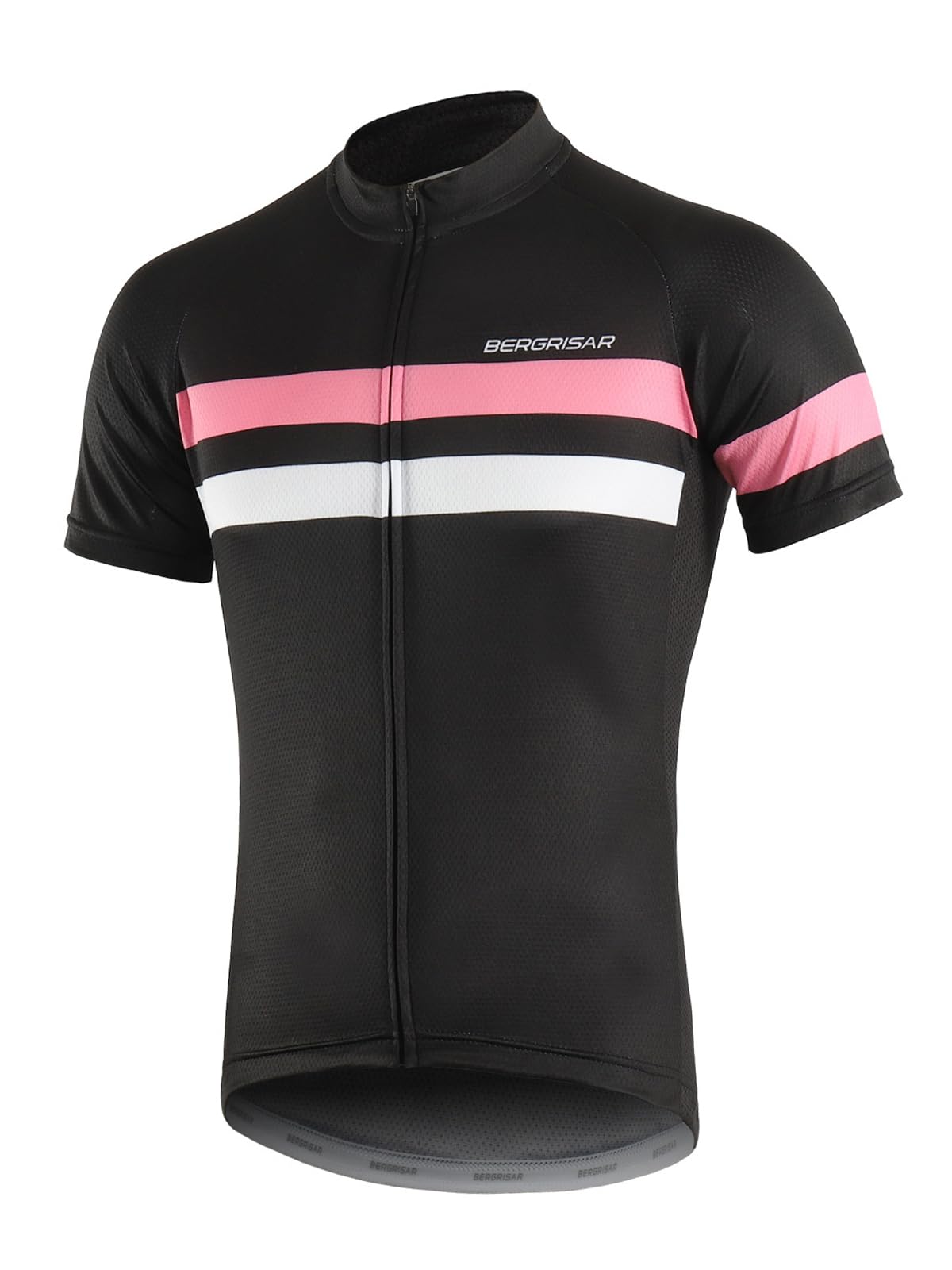 BERGRISAR Camiseta de Ciclismo de Manga Corta para Hombre, 3+1 Bolsillos con Cremallera — view 19
