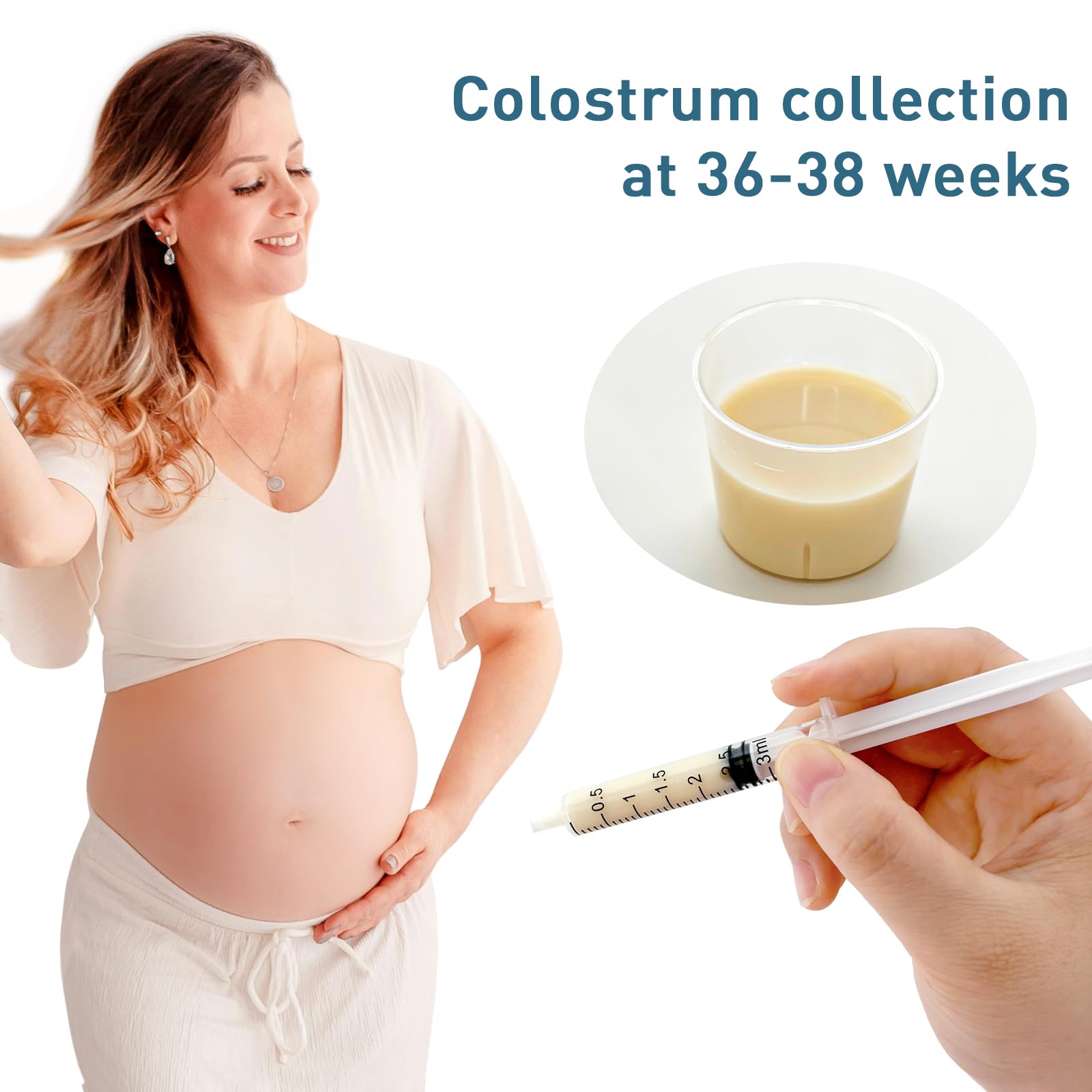 Snapklik.co : 100 Set Colostru Collector Kit Include 100 1l /3l