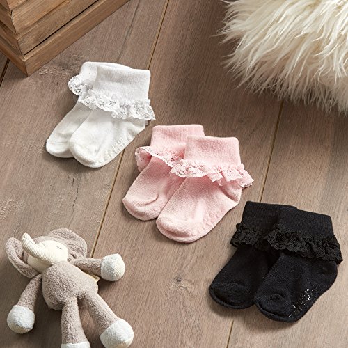 Carter's Girl Folded Cuff Socks (3 Pack) Baby3