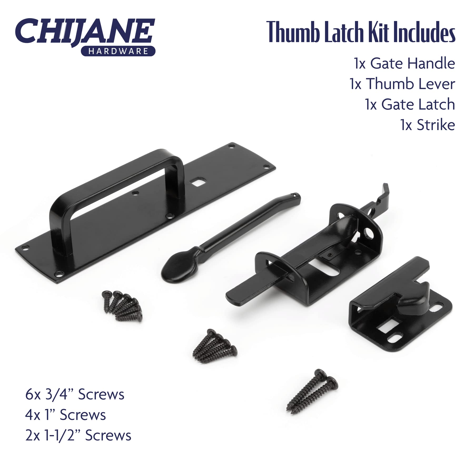 Buy SANKINS Thumb Gate Latch Hardware For Wooden Fence Heavy Duty, Self Locking Fence Latch Kit With Handle Door Latch Gate Lock Kit For Wooden Vinyl - View #12