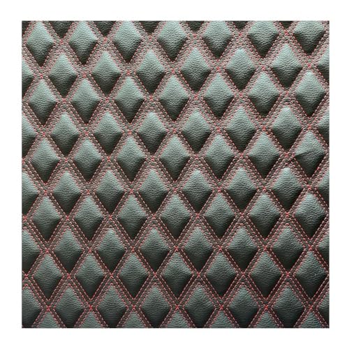 Simili cuir piqué au mètre bleu 1.55X2m pour intérieur de voiture