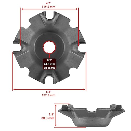 Miniatura 2 de Premium Replacement Part for Drive Moveable Plate Roller & Spacer for Arctic Cat Prowler 1000 XTZ 2009-2014 Model-XT-26989