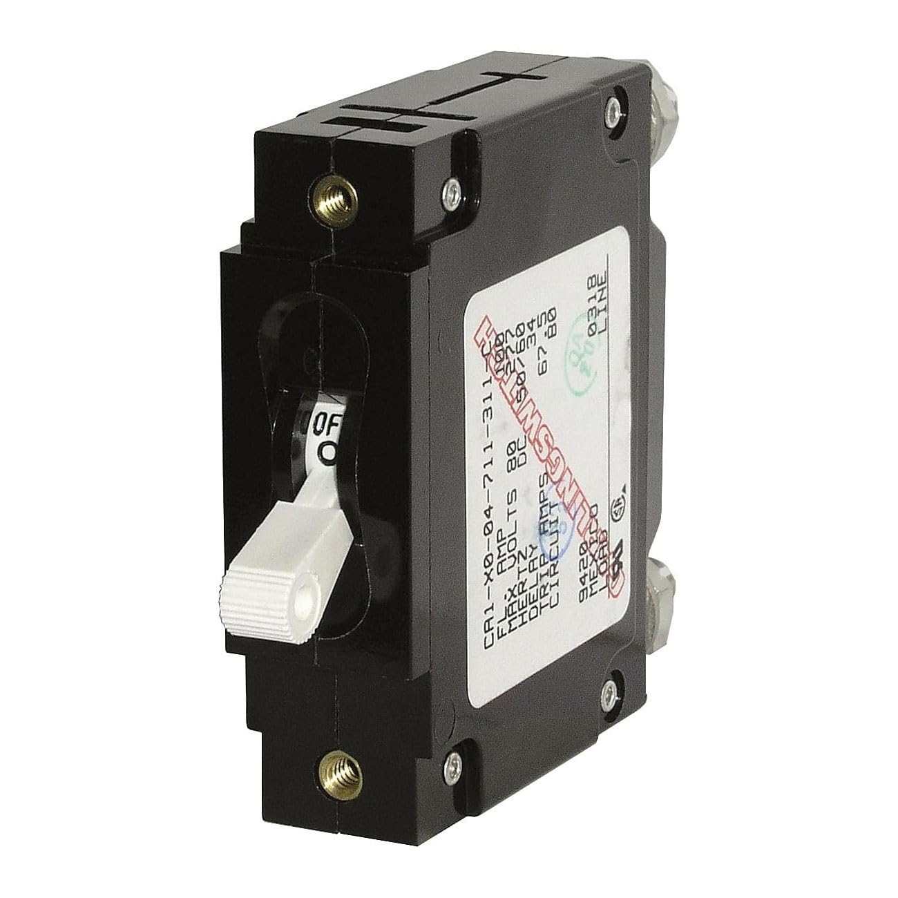 Disjoncteur courbe C 5A 1P pour protéger les circuits d'éclairage fins