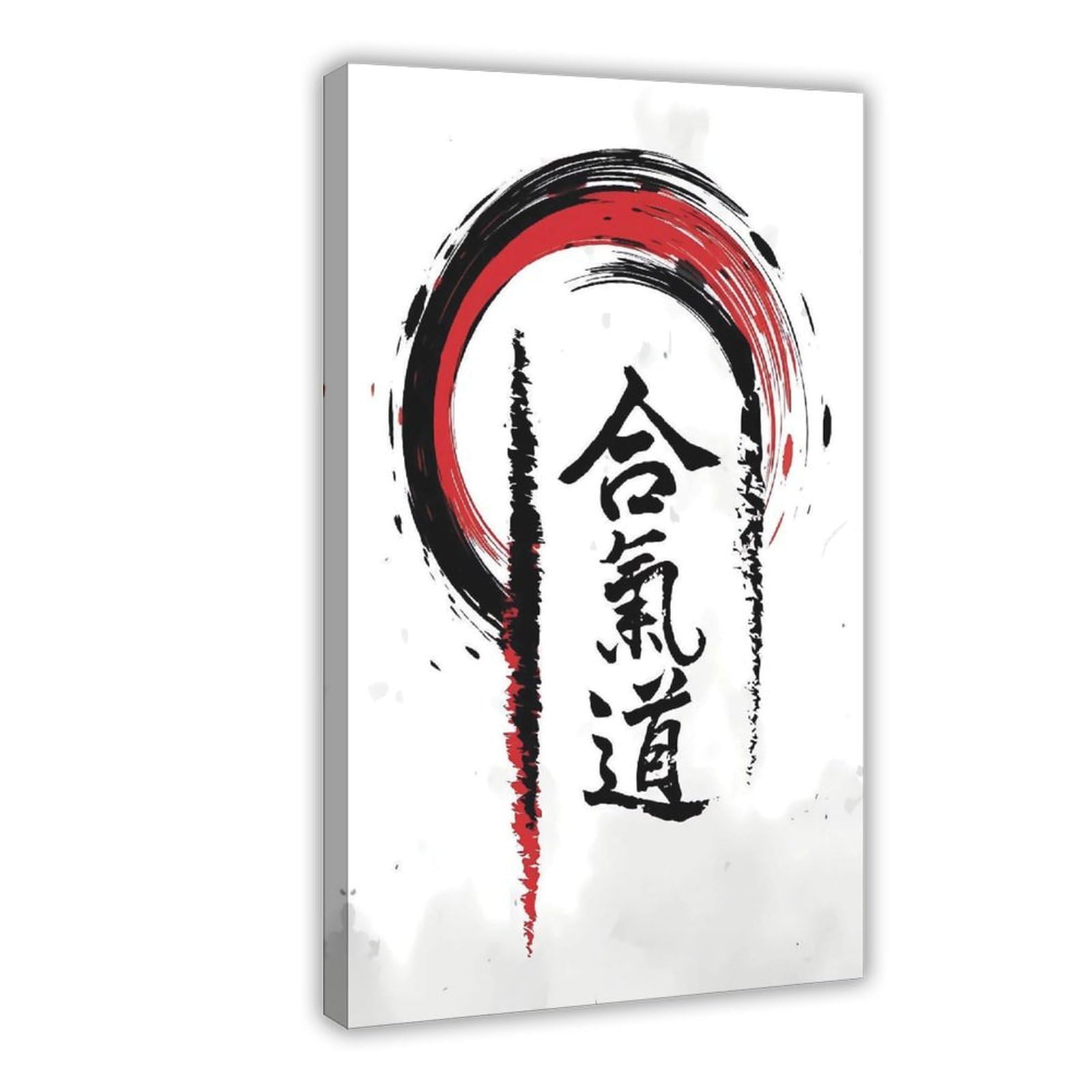 QNVJQKDSI Aikido Art Poster Canvas Poster Bedroom Decor Landscape Office Room Decor Gift 24" L X 36" W