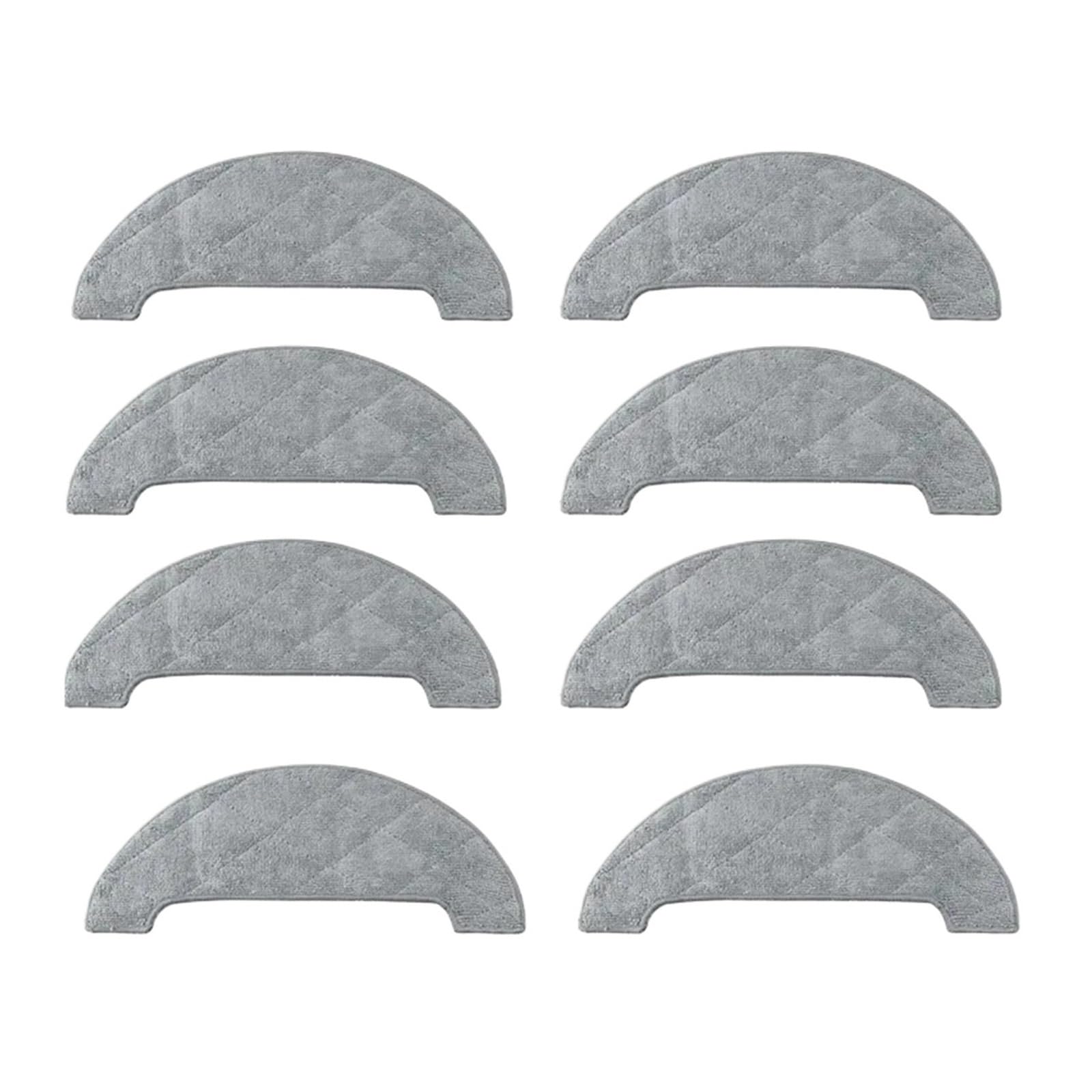 APKDBRTS Compatible For Viomi, S9 Robot Vacuum Cleaner, Ultra-Absorbent Microfiber Mop Cloth, Washable & Reusable Accessory For Floor Mopping.(8pcs)