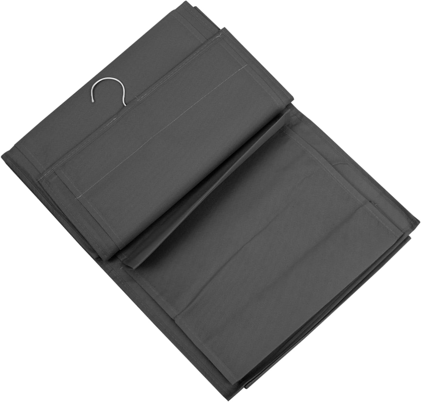 Folding Hanging Shoe Storage Bag Large Capacity Organizer for Home Dormitory and Office Space-saving Design Multiple Black